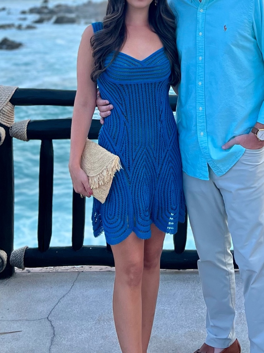 Simkhai crochet dress